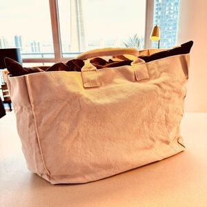 Restoration Hardware beach bag canvas tote